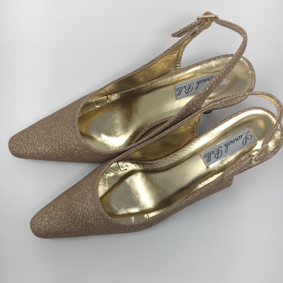 Lunnah Bella  Shoes Gold 2.5 Inches heel - 1.3 - Picture 6 of 13